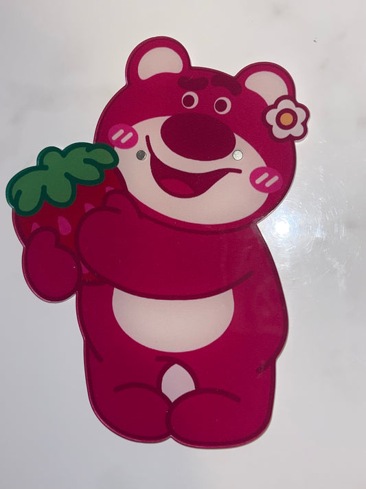 Care bear lash tile (with tweezer magnet)